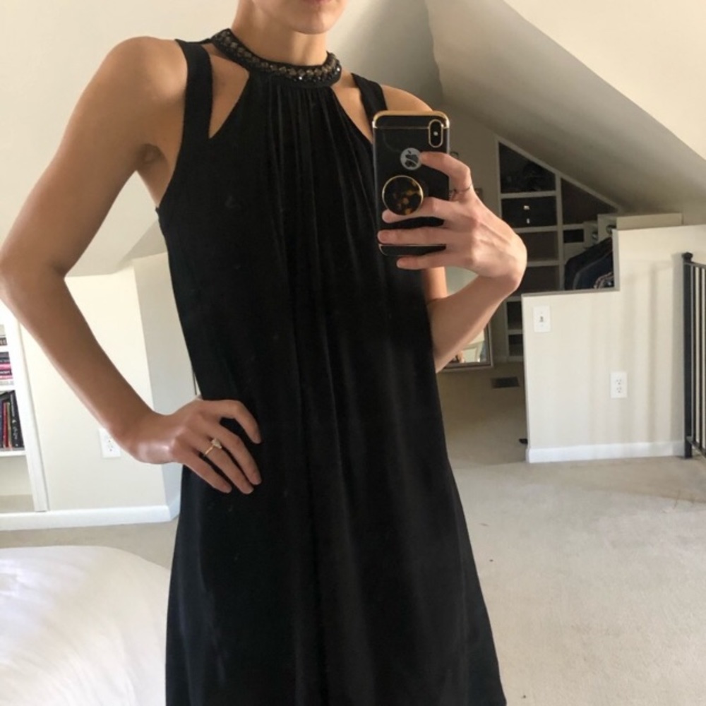LBD WithVery Sexy Neckline Sz 2. NWOT